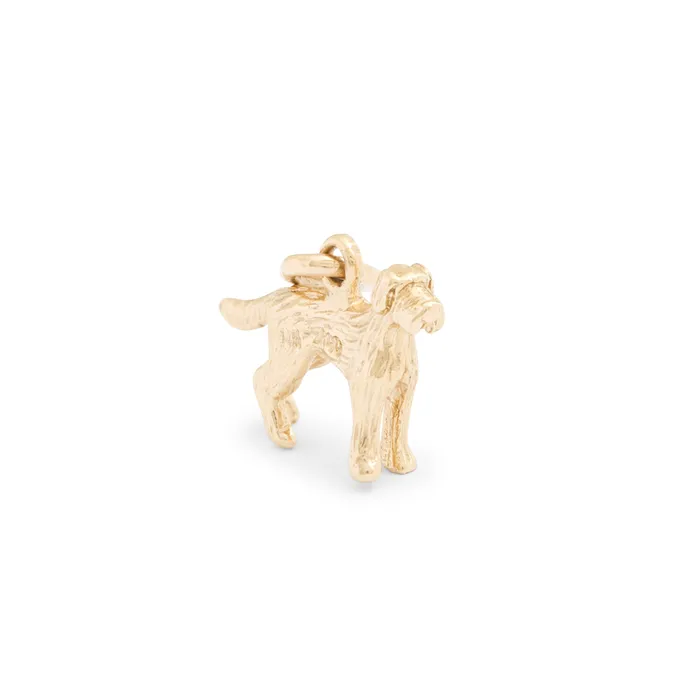 Vintage Earrings Retriever 14K Gold Dog Charm
