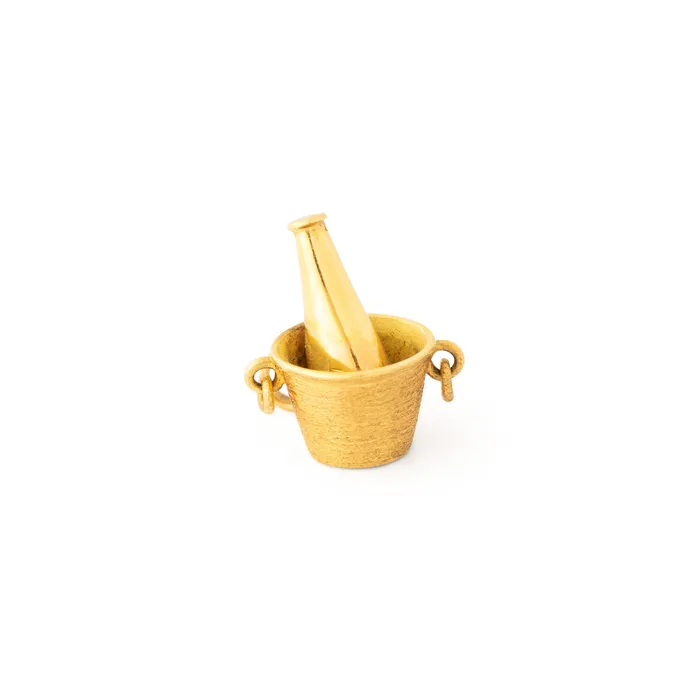Vintage Wine Bucket 18K Gold Charm PreStyled Sets