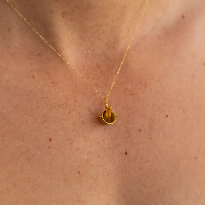 Vintage Wine Bucket 18K Gold Charm PreStyled Sets
