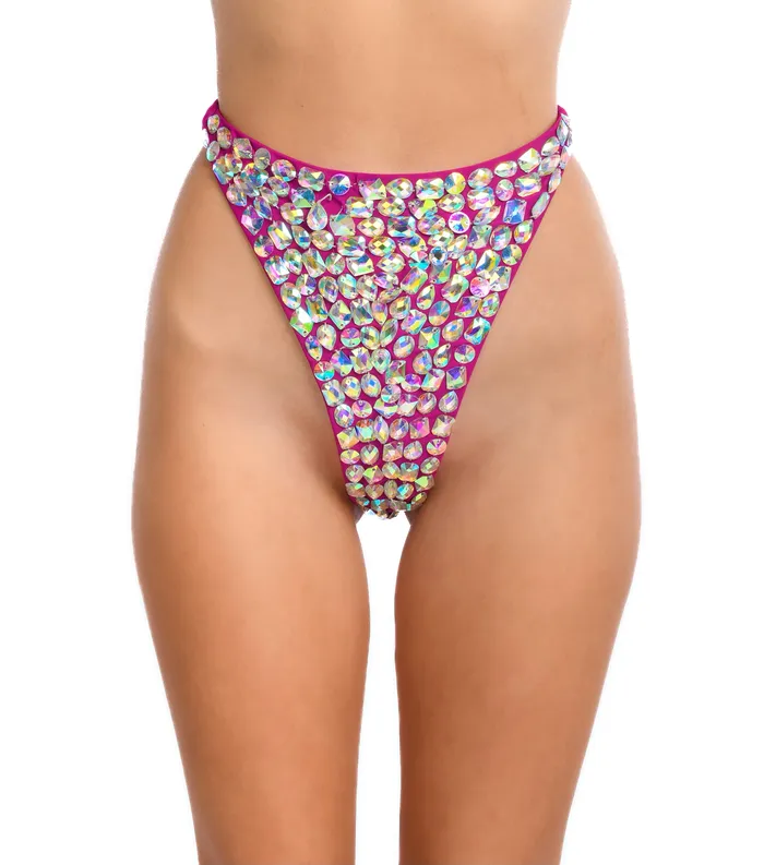 Violet Daze Rhinestone Bottoms THE LUMI SHOP Earrings
