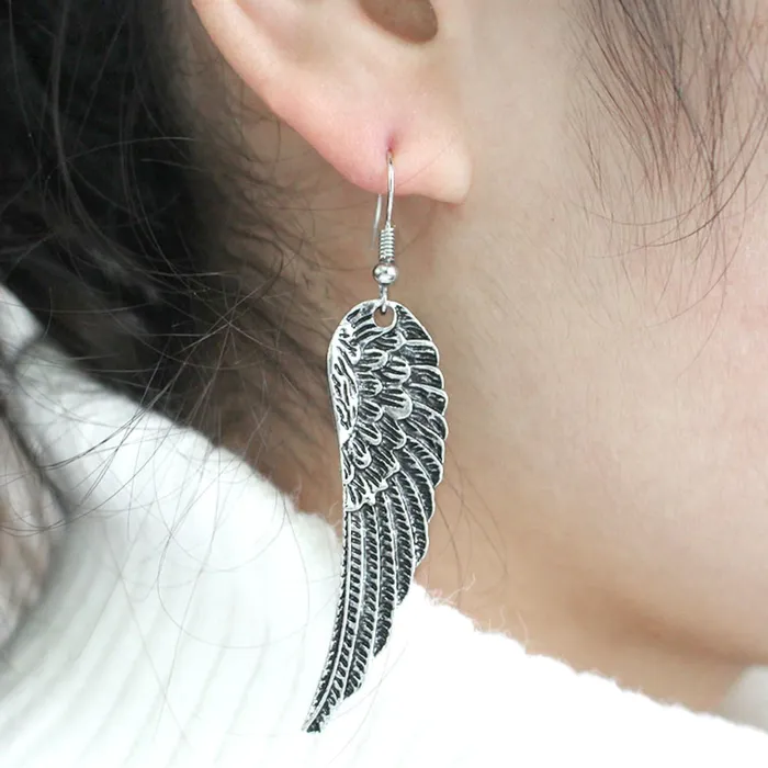 Zapps Clothing Earrings Angel Wings Drop Earrings