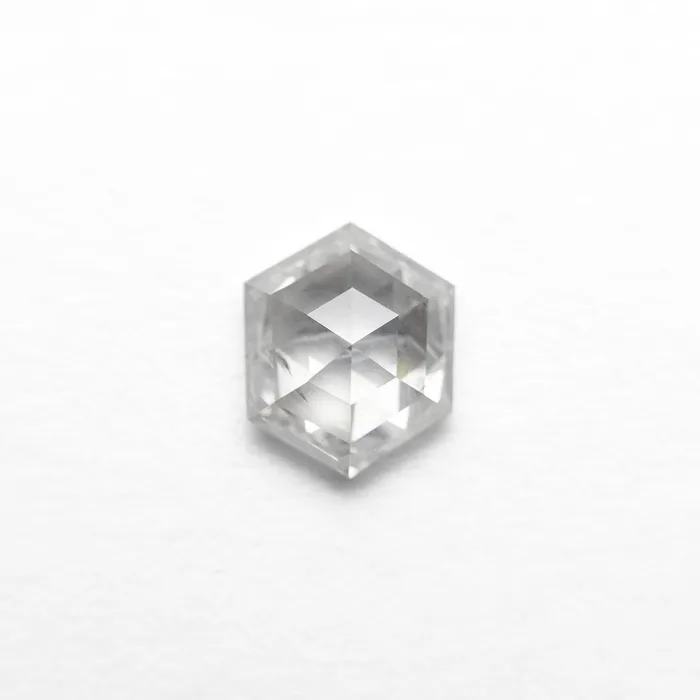 064ct 625x517x277mm Hexagon Step Cut 2384036 Misfit Diamonds Rings