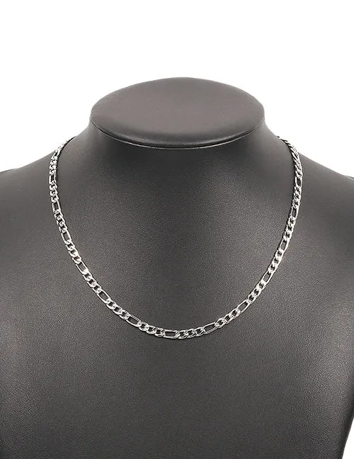 02 Necklaces N2029 Silver 18 Chain Necklace