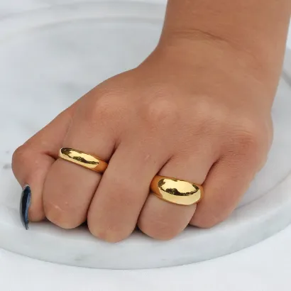 18K GoldFilled Bold Ring For Women Jewelvers Rings 18K GoldFilled Bold Ring For Women Jewelvers Rings