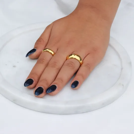 18K GoldFilled Bold Ring For Women Jewelvers Rings 18K GoldFilled Bold Ring For Women Jewelvers Rings
