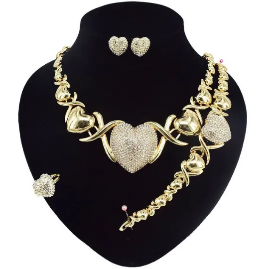 18K GoldFilled Gold Xo Jewelry Set Jewelvers PreStyled Sets