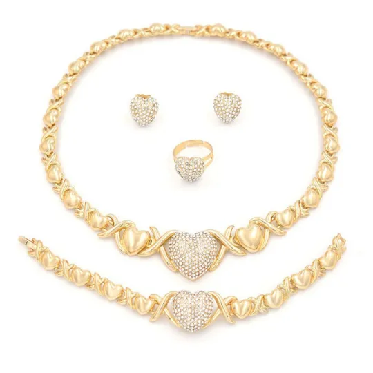 18K GoldFilled Gold Xo Jewelry Set Jewelvers PreStyled Sets