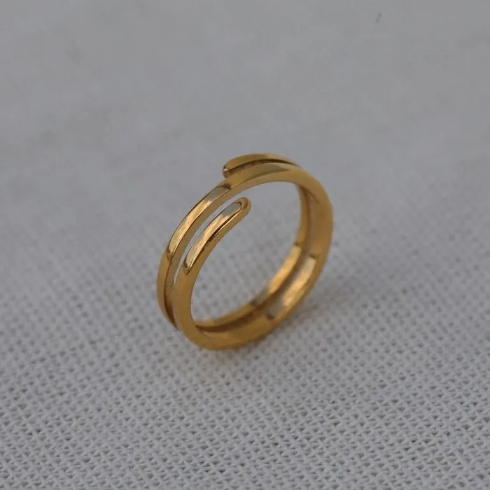 18K GoldFilled Layered Ring Spiral Ring For Women Jewelvers Rings 18K GoldFilled Layered Ring Spiral Ring For Women Jewelvers Rings