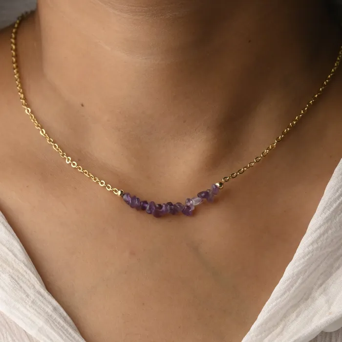 18K GoldFilled Natural Healing Crystal Stone Necklace Jewelvers Necklaces 18K GoldFilled Natural Healing Crystal Stone Necklace Jewelvers Necklaces