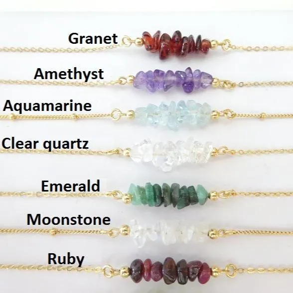 18K GoldFilled Natural Healing Crystal Stone Necklace Jewelvers Necklaces 18K GoldFilled Natural Healing Crystal Stone Necklace Jewelvers Necklaces