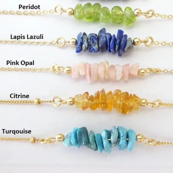 18K GoldFilled Natural Healing Crystal Stone Necklace Jewelvers Necklaces 18K GoldFilled Natural Healing Crystal Stone Necklace Jewelvers Necklaces