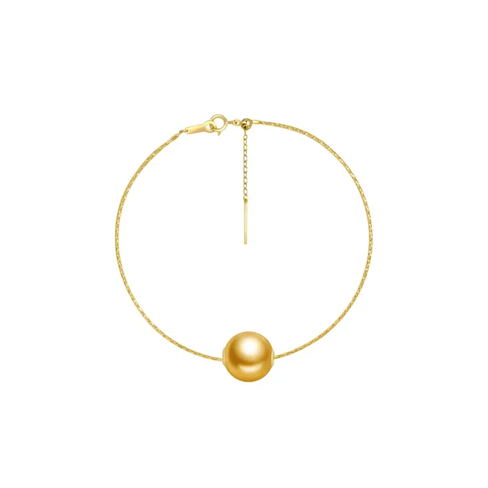 18K Solid Gold Interchangeable Pearl Bracelet KB00008 Possibilities Pearly Lustre Bracelets