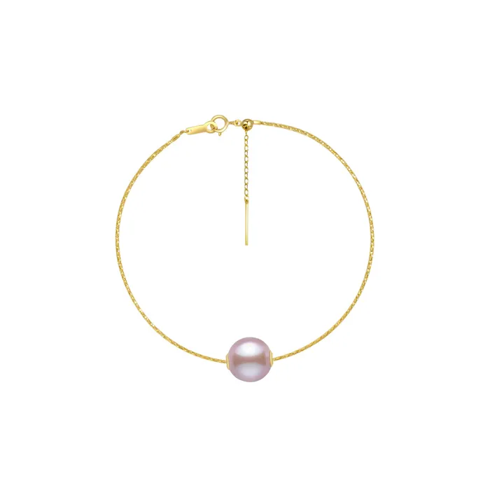 18K Solid Gold Interchangeable Pearl Bracelet KB00008 Possibilities Pearly Lustre Bracelets