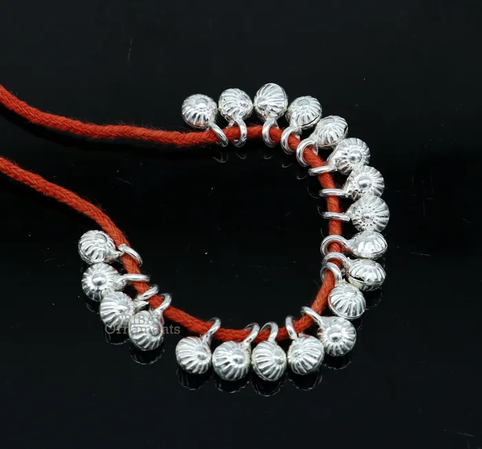 6 mm tiny hanging jingling bells lot 20 pieces 925 sterling silver fabulous beads or hanging drops for custom jewelry making lose beads bd20 TRIBAL ORNAMENTS Necklaces 6 mm tiny hanging jingling bells lot 20 pieces 925 sterling silver fabulous beads or hanging drops for custom jewelry making lose beads bd20 TRIBAL ORNAMENTS Necklaces