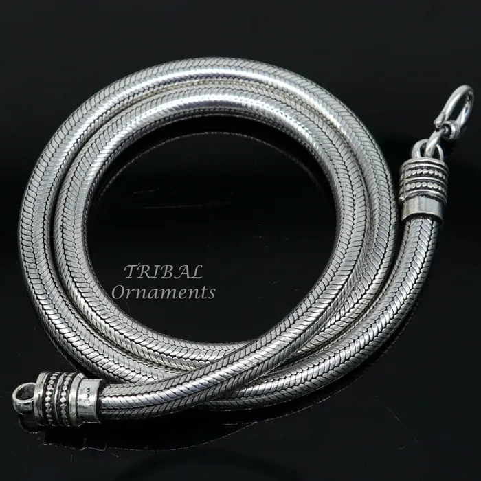 6mm 20 to 24 long snake chain 925 sterling silver handmade snake chain pendant chain necklace chain oxidized silver trendy chain ch175 TRIBAL ORNAMENTS Necklaces 6mm 20 to 24 long snake chain 925 sterling silver handmade snake chain pendant chain necklace chain oxidized silver trendy chain ch175 TRIBAL ORNAMENTS Necklaces
