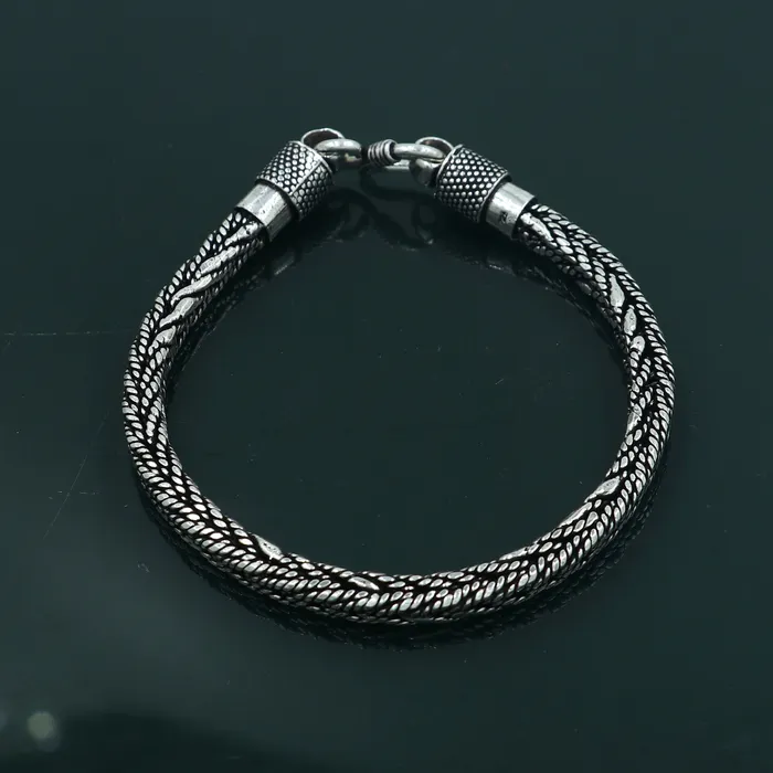 8 85 5mm 925 sterling silver wheat design chain customized design handmade silver bracelet unisex indian tribal jewelrysbr757 TRIBAL ORNAMENTS Bracelets 8 85 5mm 925 sterling silver wheat design chain customized design handmade silver bracelet unisex indian tribal jewelrysbr757 TRIBAL ORNAMENTS Bracelets