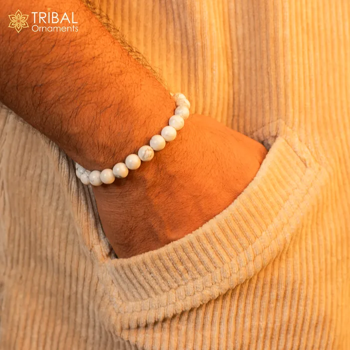 8 MM natural moonstone beaded handmade bracelet customized unisex Jewelry stnbr135 TRIBAL ORNAMENTS Bracelets 8 MM natural moonstone beaded handmade bracelet customized unisex Jewelry stnbr135 TRIBAL ORNAMENTS Bracelets