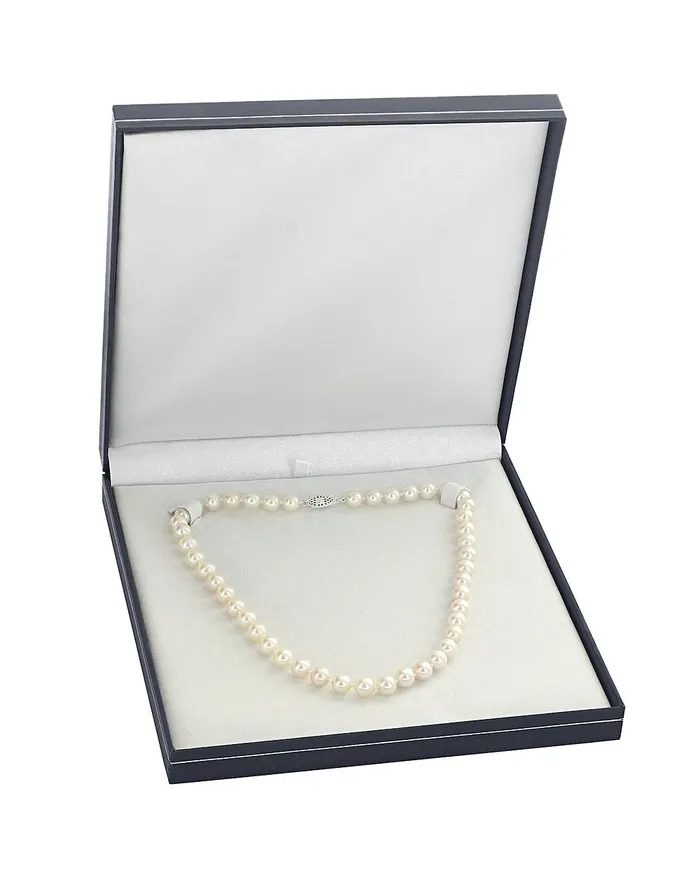 95105mm White Freshwater Pearl Necklace AAA Quality spt Necklaces