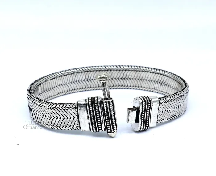 9 925 sterling silver customized snake chain belt bracelet vintage design stylish mens gifting wrist belt bracelet jewelry NSBR550 TRIBAL ORNAMENTS Bracelets 9 925 sterling silver customized snake chain belt bracelet vintage design stylish mens gifting wrist belt bracelet jewelry NSBR550 TRIBAL ORNAMENTS Bracelets