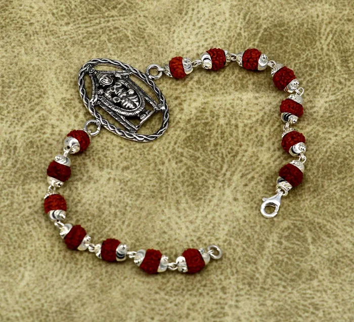 925 sterling silver custom Tirupati Balaji design Rakhi Bracelet special personalized gift for yoru brother and silster gift rk010 TRIBAL ORNAMENTS Bracelets 925 sterling silver custom Tirupati Balaji design Rakhi Bracelet special personalized gift for yoru brother and silster gift rk010 TRIBAL ORNAMENTS Bracelets
