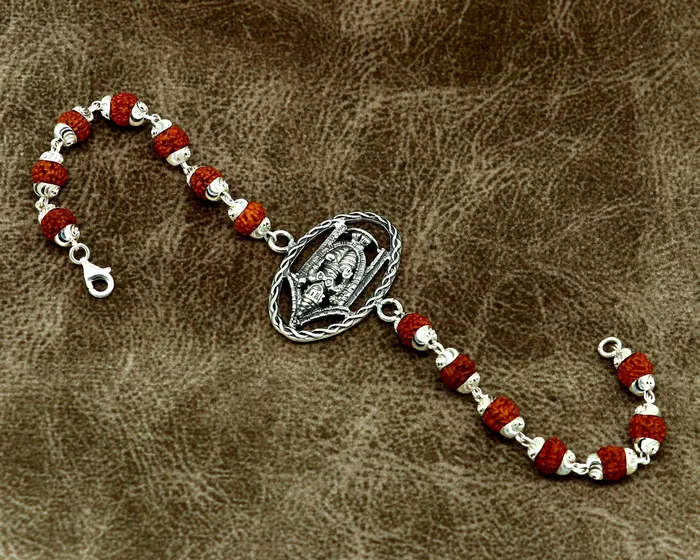 925 sterling silver custom Tirupati Balaji design Rakhi Bracelet special personalized gift for yoru brother and silster gift rk010 TRIBAL ORNAMENTS Bracelets 925 sterling silver custom Tirupati Balaji design Rakhi Bracelet special personalized gift for yoru brother and silster gift rk010 TRIBAL ORNAMENTS Bracelets