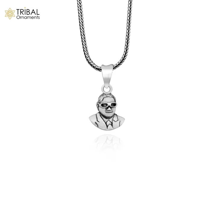 925 sterling silver handmade bheem rav Ambedkar design pendant ambedkar pendant best gifting jewelry ssp1673 TRIBAL ORNAMENTS Necklaces 925 sterling silver handmade bheem rav Ambedkar design pendant ambedkar pendant best gifting jewelry ssp1673 TRIBAL ORNAMENTS Necklaces