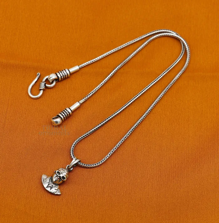 925 sterling silver handmade bheem rav Ambedkar design pendant ambedkar pendant best gifting jewelry ssp1673 TRIBAL ORNAMENTS Necklaces