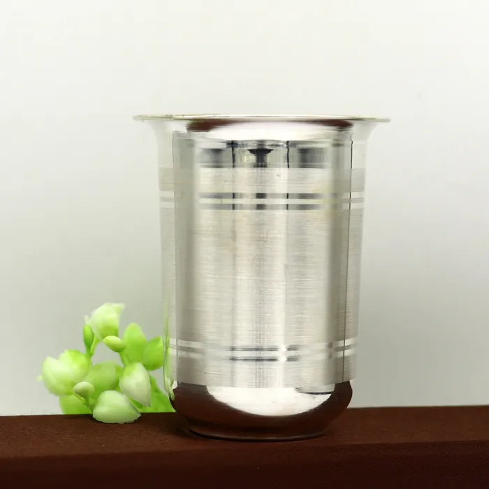 925 sterling silver handmade design water or milk glass cup for baby food best gifting idea silver utensils silver kitchen article sv168 TRIBAL ORNAMENTS Necklaces
