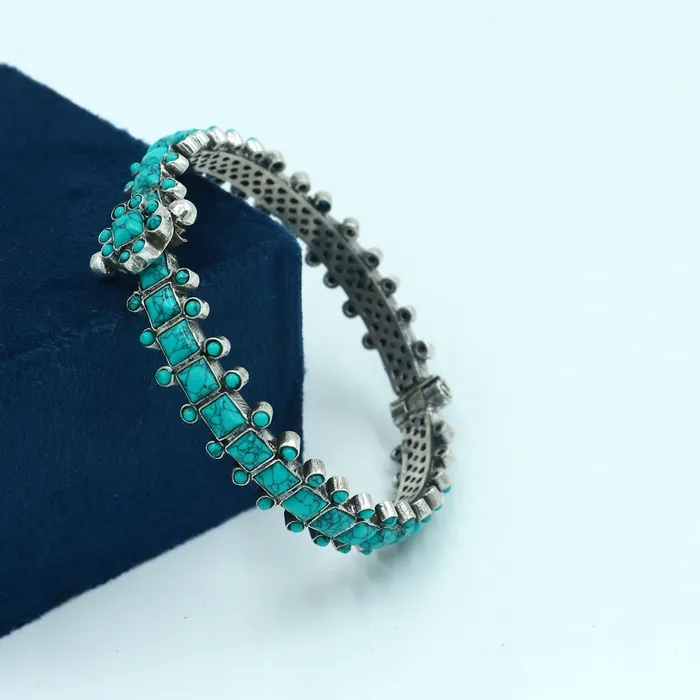 925 sterling silver handmade gorgeous tribal Stylish bangle bracelet kada gorgeous turquoise stone wedding gifting jewelry nsk884 TRIBAL ORNAMENTS Bracelets 925 sterling silver handmade gorgeous tribal Stylish bangle bracelet kada gorgeous turquoise stone wedding gifting jewelry nsk884 TRIBAL ORNAMENTS Bracelets