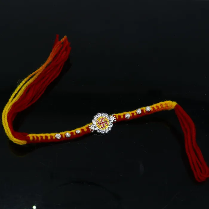 925 sterling silver SWASTIKA design pendant Rakshabandhan festival rk387 TRIBAL ORNAMENTS Necklaces 925 sterling silver SWASTIKA design pendant Rakshabandhan festival rk387 TRIBAL ORNAMENTS Necklaces