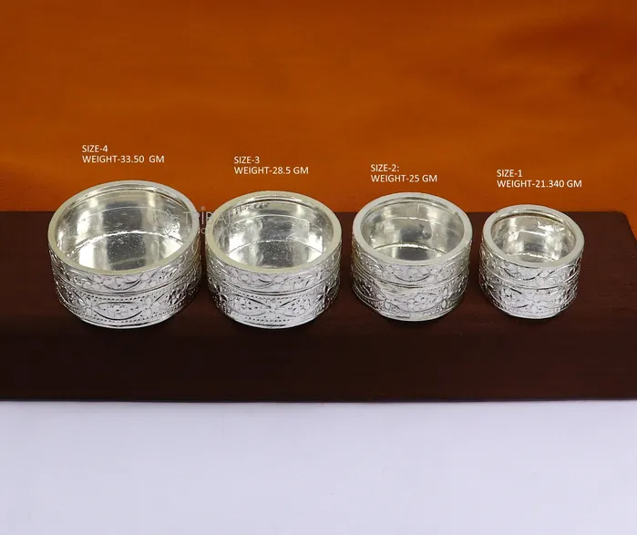999 pure silver small prasadam box kajal box Tobacco box storage box silver utensils silver box personal box worshiping box stb831 TRIBAL ORNAMENTS Rings 999 pure silver small prasadam box kajal box Tobacco box storage box silver utensils silver box personal box worshiping box stb831 TRIBAL ORNAMENTS Rings