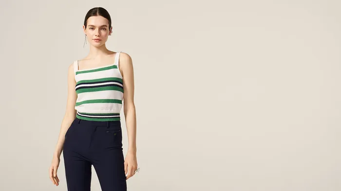 ADEAM Necklaces White Tennis Club Camisole ADEAM Necklaces White Tennis Club Camisole