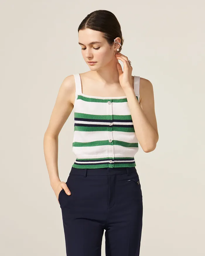 ADEAM Necklaces White Tennis Club Camisole ADEAM Necklaces White Tennis Club Camisole