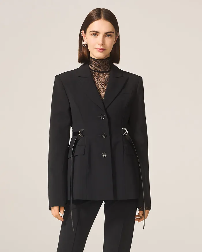 ADEAM Rings Black Camden Jacket