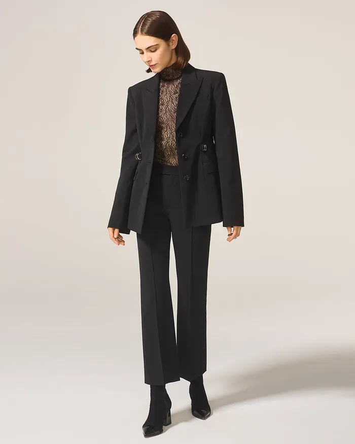 ADEAM Rings Black Camden Jacket
