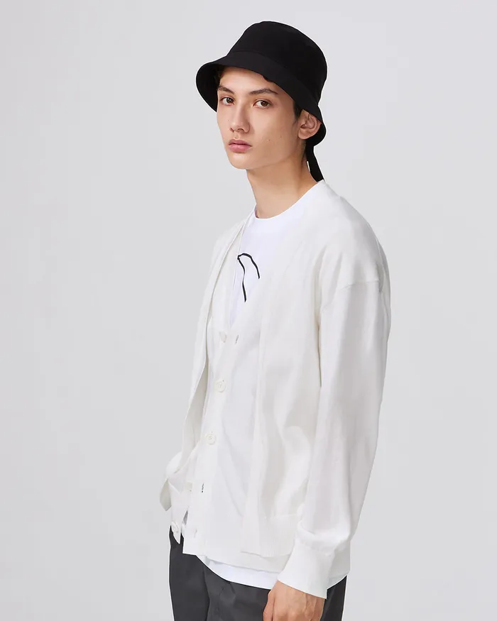 ADEAM Rings Black Logo Bucket Hat