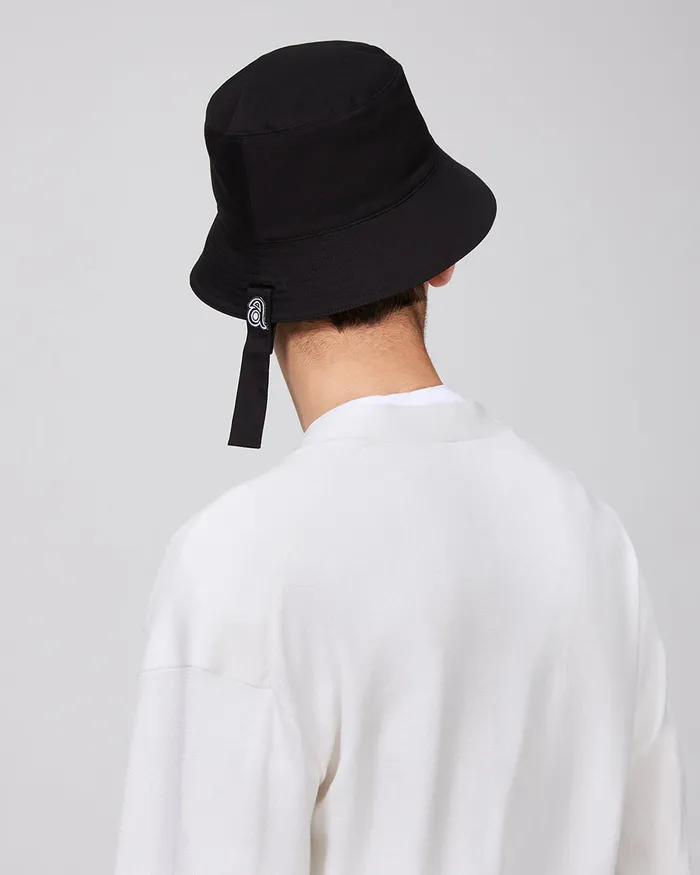 ADEAM Rings Black Logo Bucket Hat ADEAM Rings Black Logo Bucket Hat