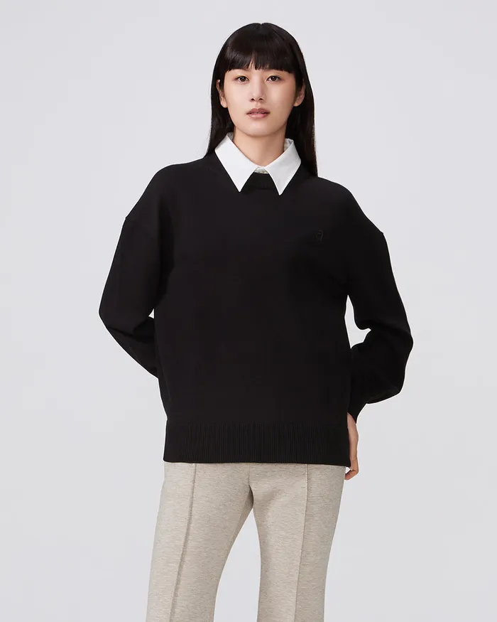 ADEAM Rings Black Omotesando Sweater