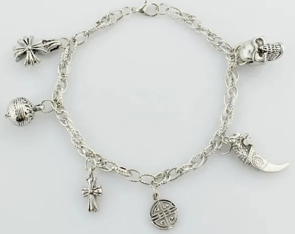 AZ1149 Silver Viking Charm Bracelet alice Bracelets