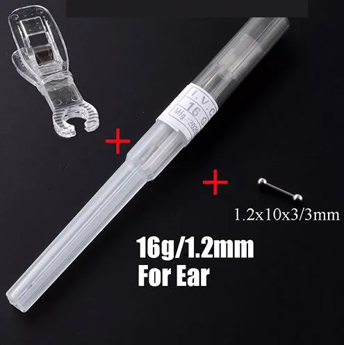 AZ553 Disposable Piercing Set 12mm Ear Stud 02 Earrings