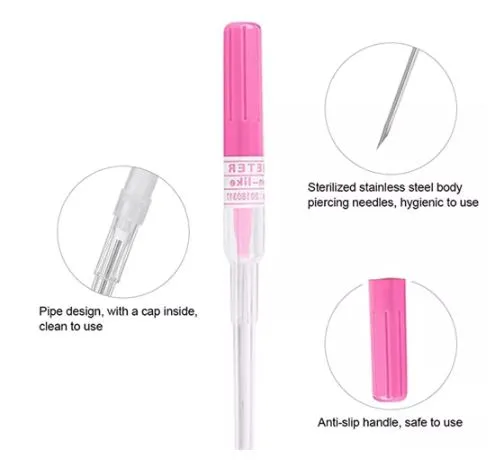 AZ553 Disposable Piercing Set 12mm Ear Stud 02 Earrings