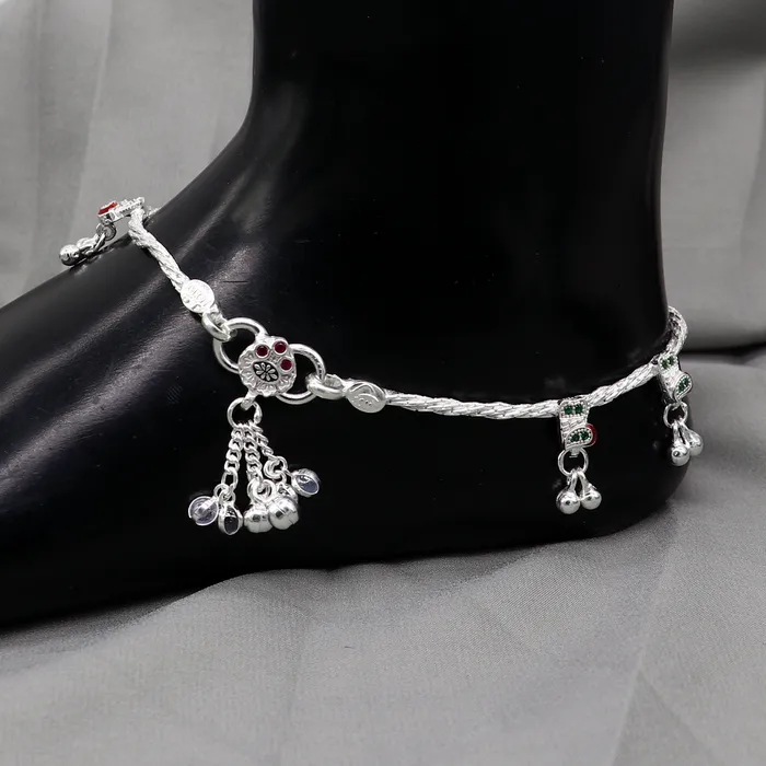 Bracelets 925 sterling silver handmade stylish anklets amazing Ankle bracelet for gifting belly dance ethnic jewelry ank640 TRIBAL ORNAMENTS
