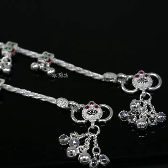 Bracelets 925 sterling silver handmade stylish anklets amazing Ankle bracelet for gifting belly dance ethnic jewelry ank640 TRIBAL ORNAMENTS