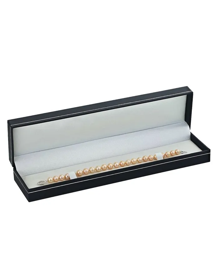 Bracelets spt 8595mm Peach Freshwater Pearl Bracelet AAA Quality