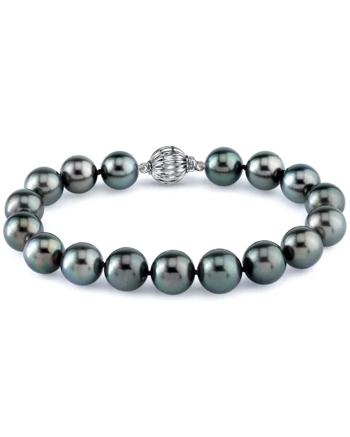 Bracelets spt Tahitian True Round Pearl Bracelet 100110mm AAA Quality