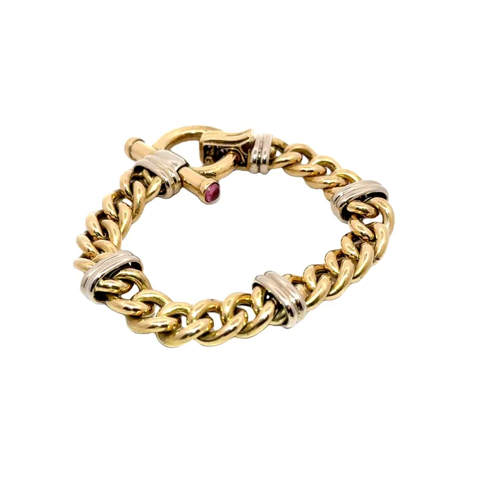 Bracelets STORE 5a PreOwned Fancy Curb Link Bracelet