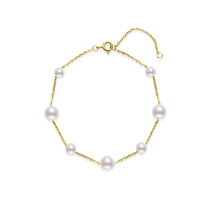 Bracelets Top Lustre Freshwater Pearl Bracelet WB00177 Pearly Lustre