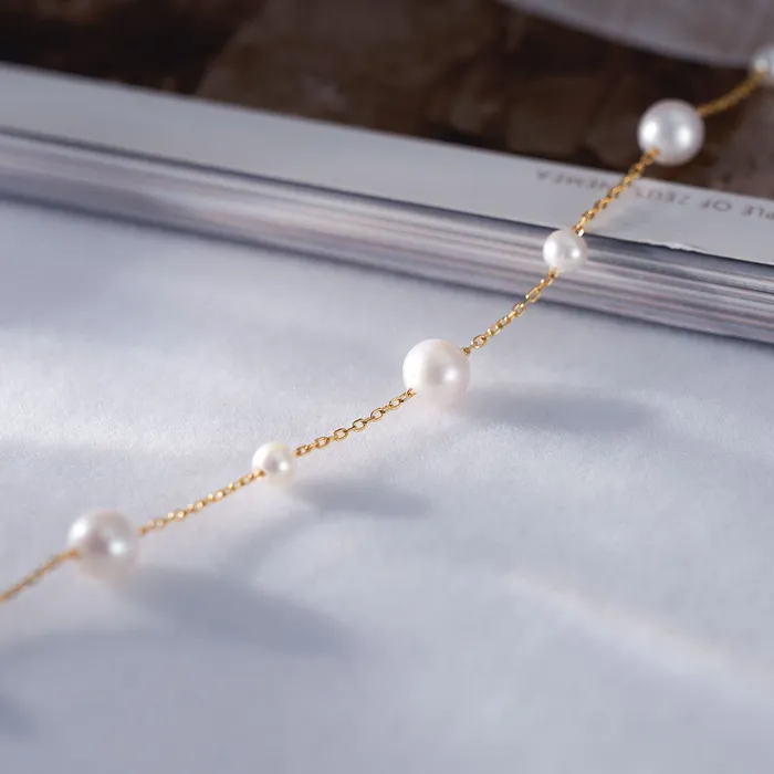Bracelets Top Lustre Freshwater Pearl Bracelet WB00177 Pearly Lustre