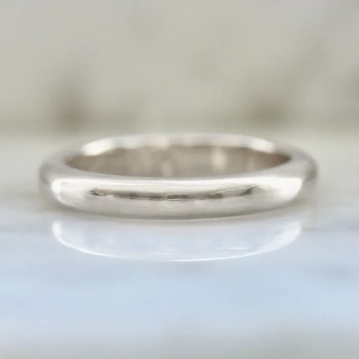 Butter Donut 3mm Rounded Gold Band Made By Gem Breakfast Rings