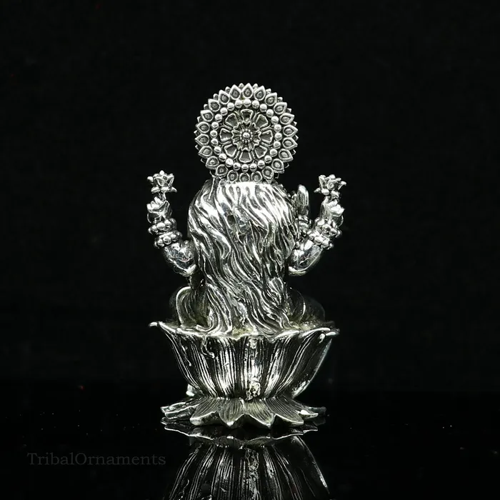 Combo Laxmi and Ganesha 925 Sterling silver handmade customized Hindu idols statue puja article figurine home dcor puja Articles art27 TRIBAL ORNAMENTS Rings